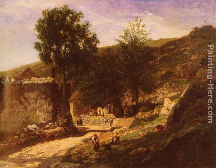 Charles-Francois Daubigny Entree De Village